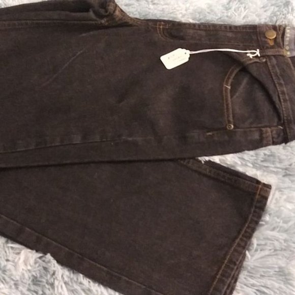 Nwot Kenneth Cole Reaction Mens Black Jeans 30x30